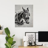 Geduld ist eine Tugend Poster (Heimbüro)