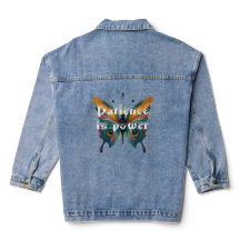 Geduld ist Power Denim Jacket