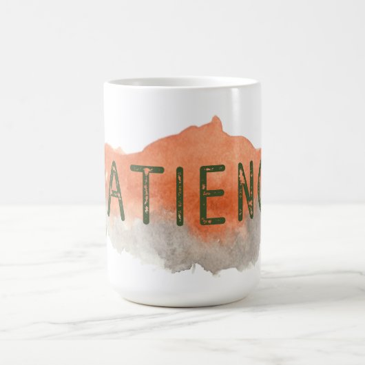 Geduld Kaffeetasse (Mittel)