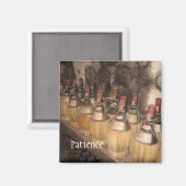 Geduld Magnet (Vorderseite/Rückseite)