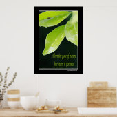 Geduld Poster (Küche)