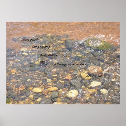 Geduld Poster (Vorne)