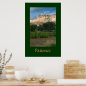 Geduld Poster (Küche)