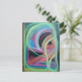 Geduld Postkarte (Stehend Vorderseite)