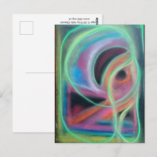 Geduld Postkarte (Vorne/Hinten)