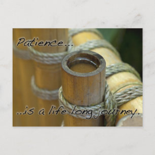 Geduld Postkarte