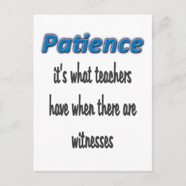 Geduld Postkarte