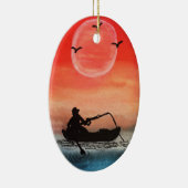 Geduld und Einsamkeit Keramikornament (Rechts)