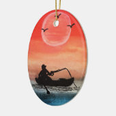 Geduld und Einsamkeit Keramikornament (Links)