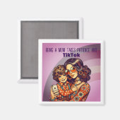 Geduld und Kiktok Magnet (Vorderseite/Rückseite)