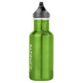 "Geduld vor Power" Pickleball Wasser-Flasche Trinkflasche (Rechts)