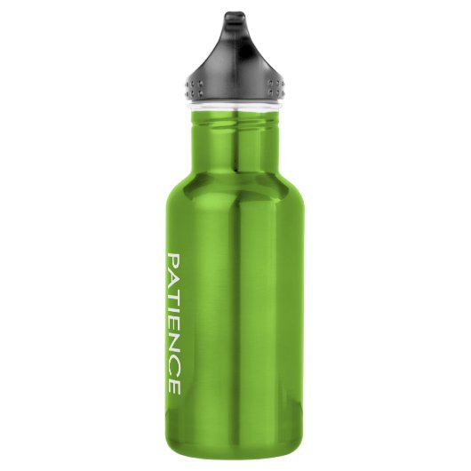 "Geduld vor Power" Pickleball Wasser-Flasche Trinkflasche (Rechts)