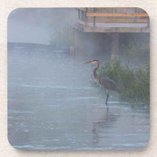 geduldig Gewartet Getränkeuntersetzer (Vorderseite)