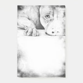 geduldig Gewartet Post-it Klebezettel (Vorderseite)