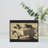 geduldig gewartet postkarte (Stehend Vorderseite)