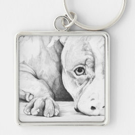 geduldig Gewartet Schlüsselanhänger