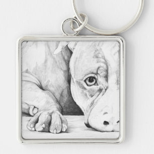 geduldig Gewartet Schlüsselanhänger