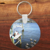 geduldig Gewartet Schlüsselanhänger (Vorderseite)