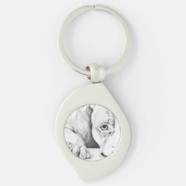 geduldig Gewartet Schlüsselanhänger