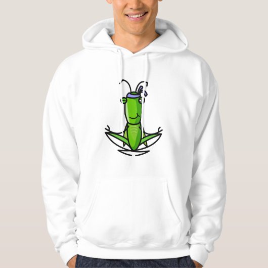 Gedulds-Heuschrecken-Schweißspitze Hoodie (Vorderseite)