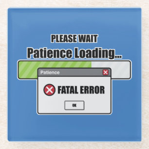 Gedulds-Laden Glasuntersetzer