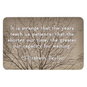 Gedulds-Zitat-Magnet Magnet