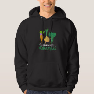 Gedünstetes Gemüse Vegetarisches Veganes Essen Gra Hoodie