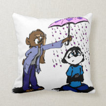 Geduscht mit Liebe-Kissen