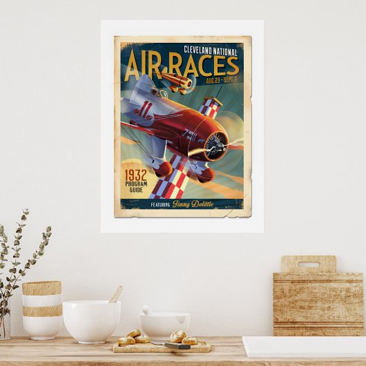 Gee Bee Race Programm Poster (Küche)