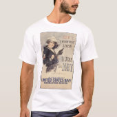 Gee^_I_wish_I_were_a_man. _Propaganda Plakat T-Shirt (Vorderseite)