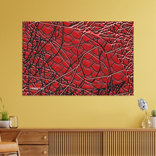 GEE STRINGS Canvas Print Leinwanddruck (Insitu (Wohnzimmer))