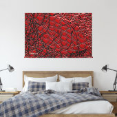 GEE STRINGS Canvas Print Leinwanddruck (Insitu (Schlafzimmer))