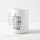Gee Whiz-Gitarren-Tasse Kaffeetasse (Vorderseite Links)