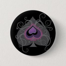 Geebots Asfarbspatenlogo-Stolzknopf Button