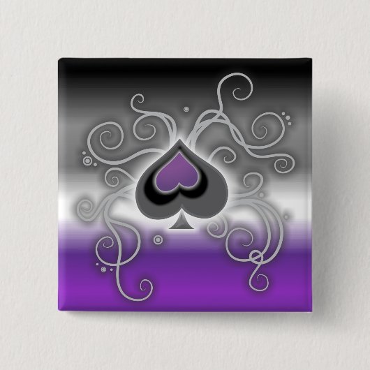 Geebots Asse färben Asspatenlogo-Stolzflagge Button (Vorderseite)