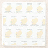 Geebz Green Bay Glass Untersetzer! Glasuntersetzer (Rückseite)