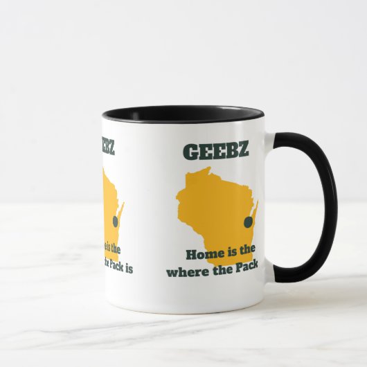 Geebzter Gang! Go Pack Go! Tasse (Rechts)