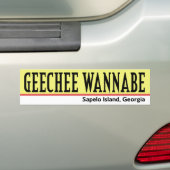 Geechee Wannabe-Autoaufkleber Autoaufkleber (Auf Auto)