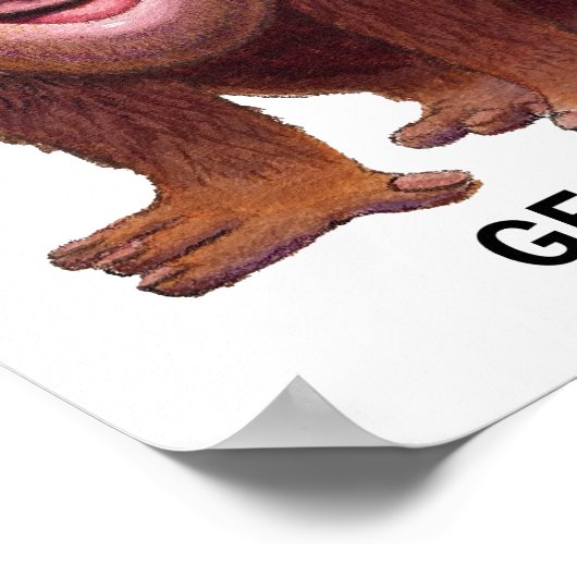 Geedis Art Print Poster (Ecke)