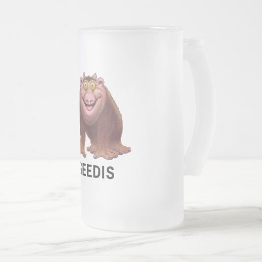 Geedis Mattiert Beer Tasse (VorderseiteRechts)