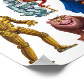 Geedis und Land der Künste Print Poster (Ecke)