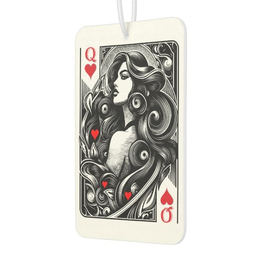 Geehrte Herzdame Autolufterfrischer (Links)