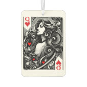 Geehrte Herzdame Autolufterfrischer (Rückseite)