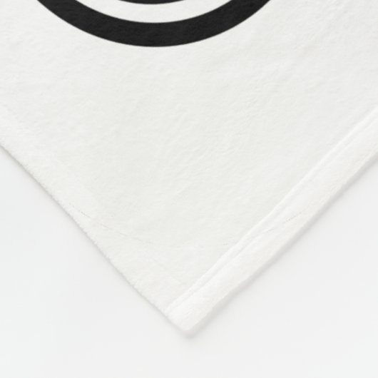 Geehrte Herzdame Fleecedecke (Ecke)