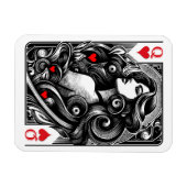 Geehrte Herzdame Magnet (Horizontal)