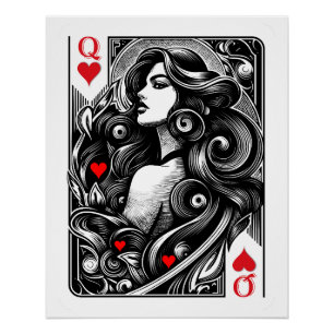 Geehrte Herzdame Poster