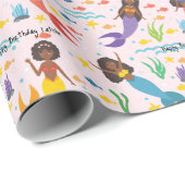 Geeignet für afrikanische Meerjungfrauen Geschenkpapier (Rolleneckpunkt)