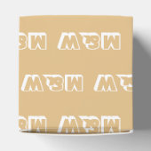 Geeignet für ein weißes Monogramm Kamelgeschenk Geschenkschachtel (Oben)