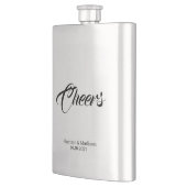 Geeignet für elegante Gastgeschenke Hochzeiten Flachmann (Links)