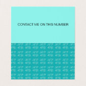 Geeignet für Fischer und ihre Freunde Visitenkarten (Innenseite Aufgefaltet)